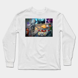 Berlin Wall Graffiti Artwork Street Art Germany Long Sleeve T-Shirt